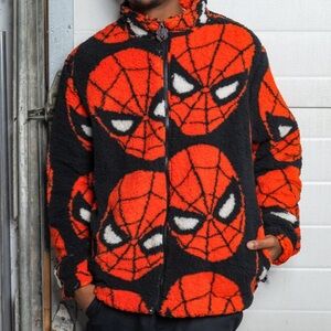 Cakeworthy Marvel Spider-Man AOP Black Red Unisex Jacket